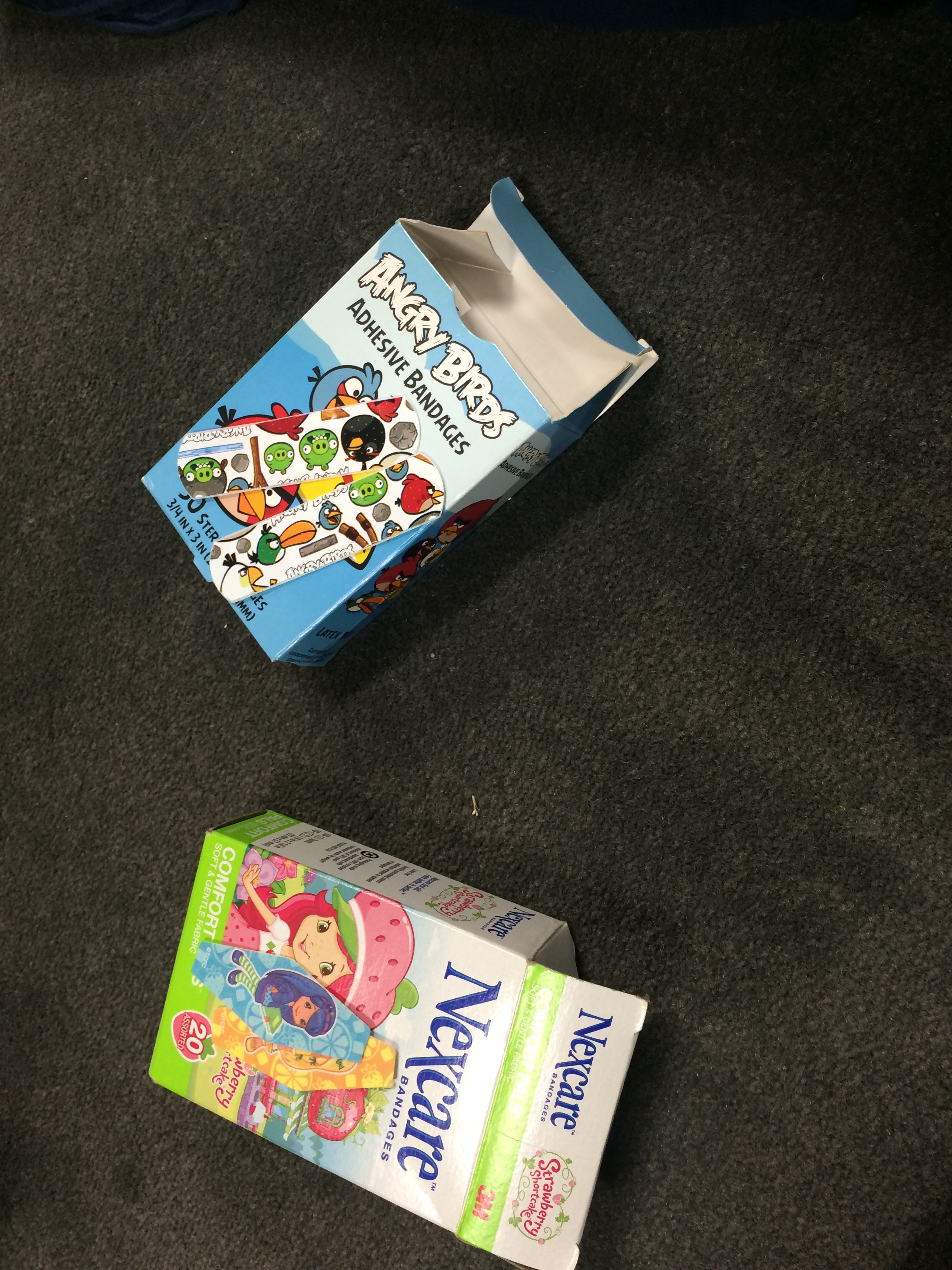 Bandage sorting activity for speech therapy