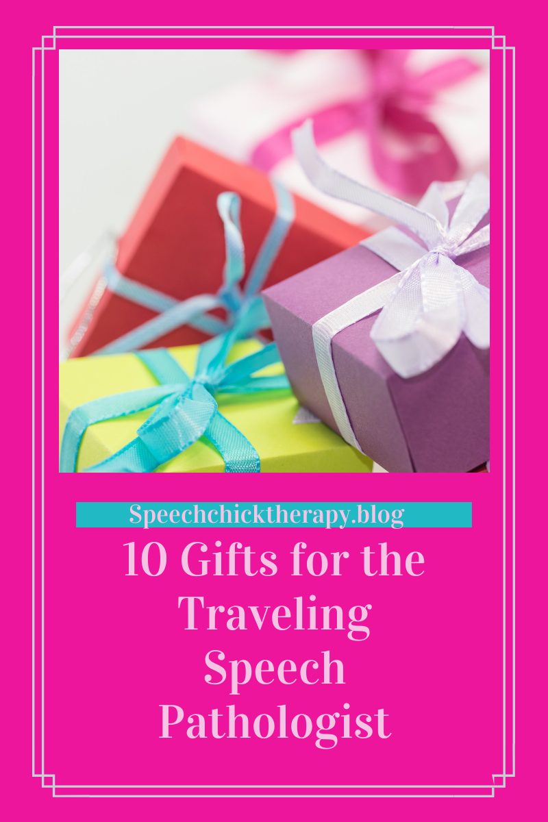 10 of the best gift ideas for the traveling speech pathologist
