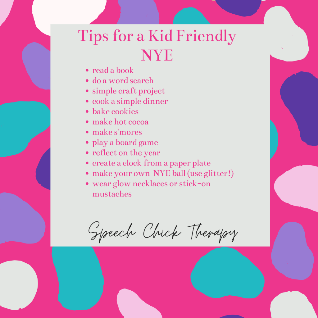 Tips for a Kid Friendly New Year's Eve