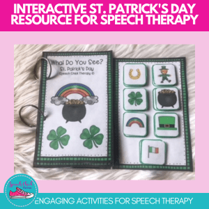 Speech Therapy activities for st patrick's day