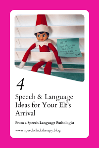 Title Gaphic for Elf on the Shelf's arrival